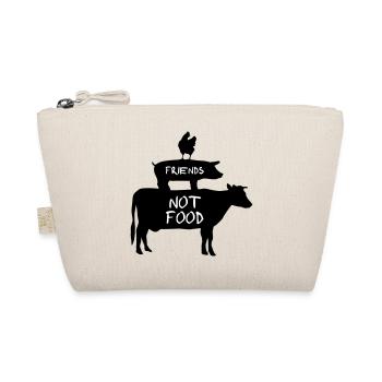 Vegan - Animals are Friends - Organic Pouch - nature - Front
