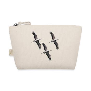 Grues migratrices d’oiseaux dans les tons de gris - Trousse biologique - nature - Devant