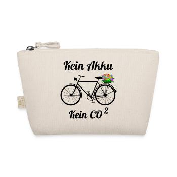 Fahrrad ohne Akku - Bio-Täschchen - Natur - Vorne