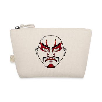 Visage de kabuki japonais - Trousse biologique - nature - Devant