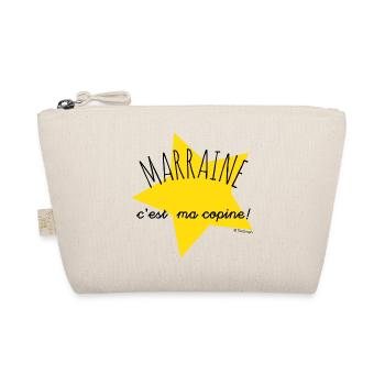 Marraine c'est ma copine - Trousse biologique - nature - Devant