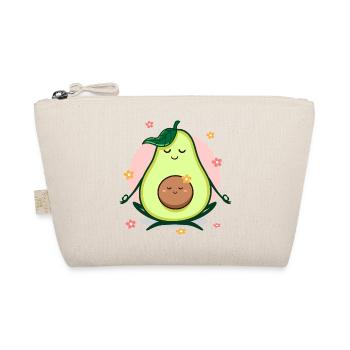 Yoga mom child avocado pregnant - Organic Pouch - nature - Front