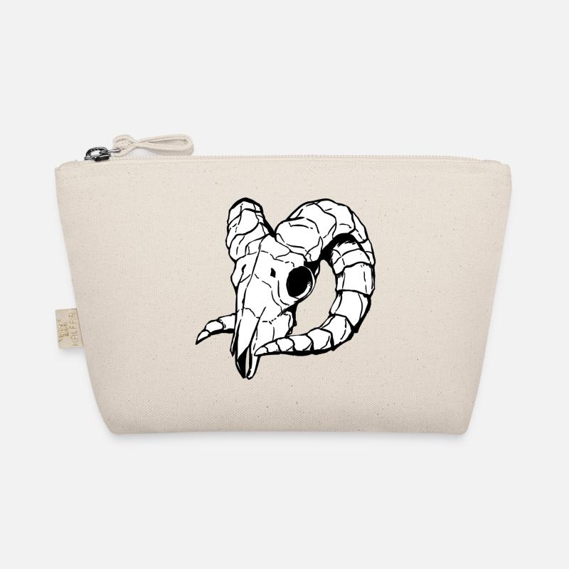 Skull - Sheep skull Organic Pouch