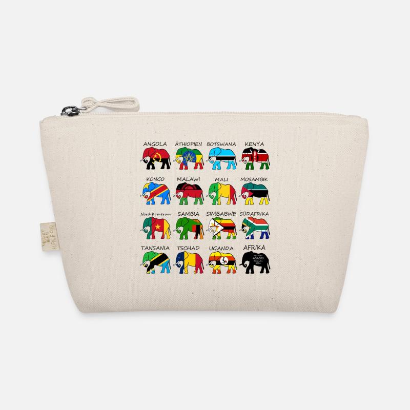 ELEFANTS AFRIQUE AVEC DRAPEAUX Trousse biologique