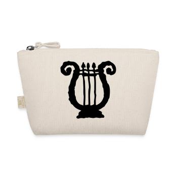 lyre, lyre, lute | Vectorgraphic = Change Color ! - Organic Pouch - nature - Front