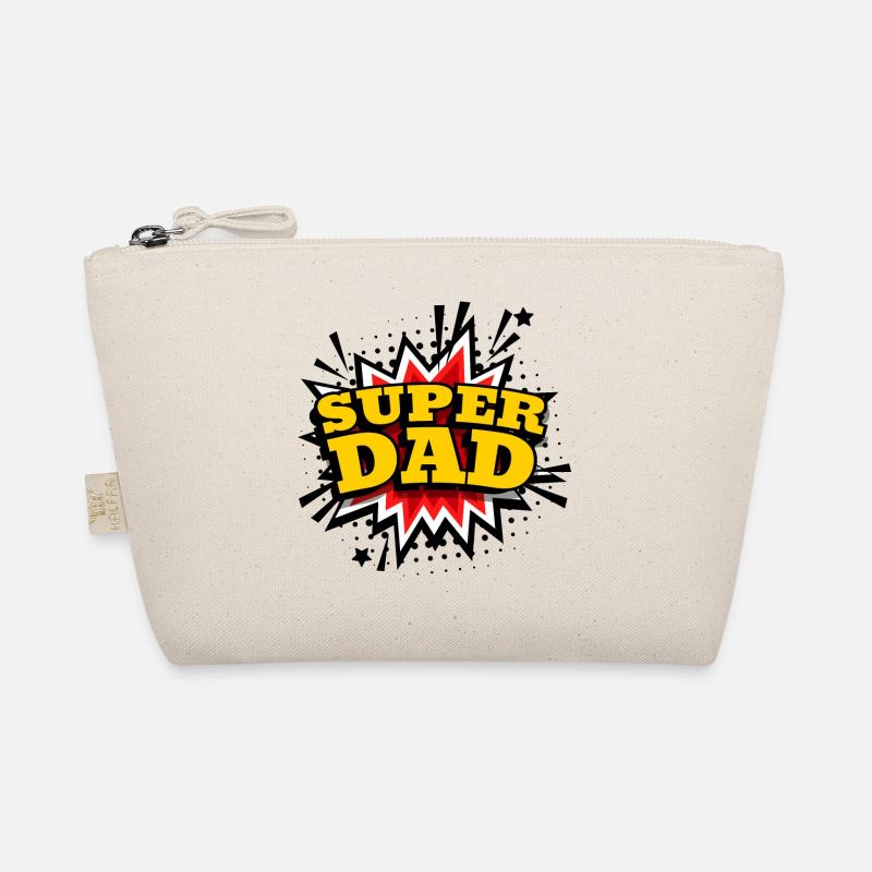 Der SuperDad Geschenkidee - Bio-Täschchen - Natur