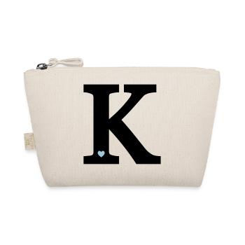 Buchstabe K Anfangsbuchstabe - Bio-Täschchen - Natur - Vorne