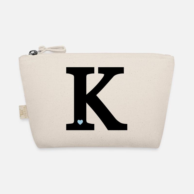 Buchstabe K Anfangsbuchstabe - Bio-Täschchen - Natur