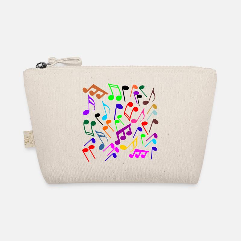 Notes de musique en version entrecroisée de couleurs Trousse biologique