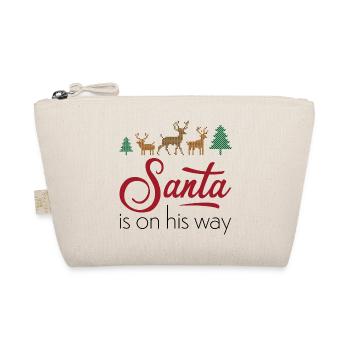 Funny Christmas sayings for friends - Organic Pouch - nature - Front