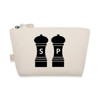 Idée cadeau chef amateur sel et poivre - Trousse biologique - nature - Devant