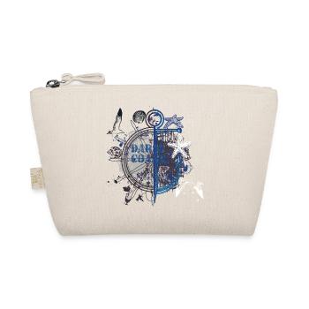 Night Nautical Anchor Compass - Organic Pouch - nature - Front