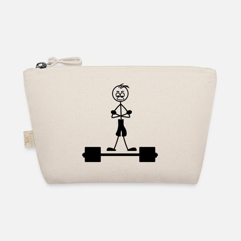 Musculation avec les mains sur le logo de l’autre Trousse biologique