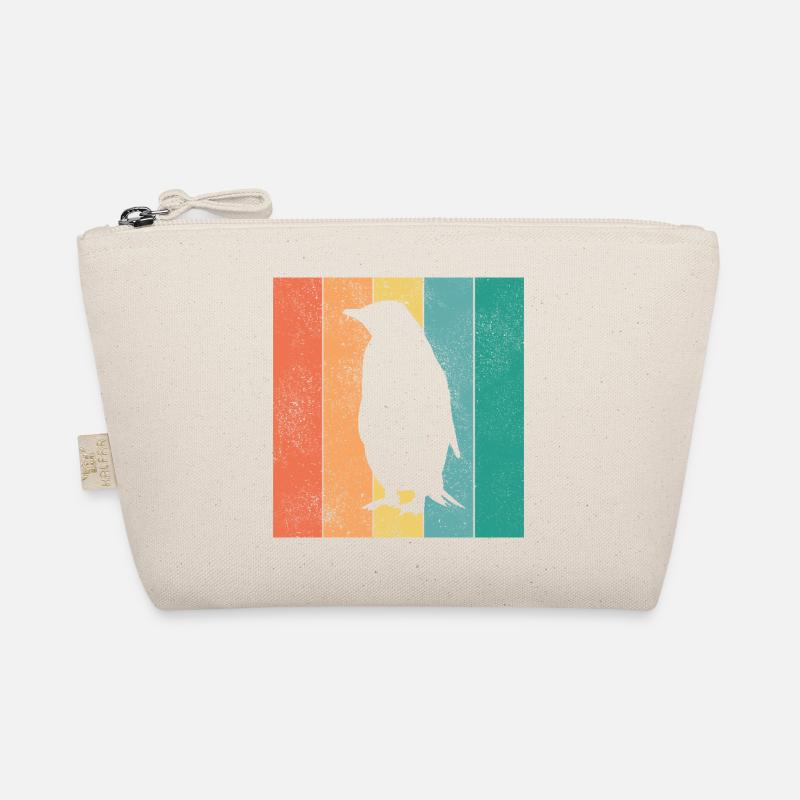 Penguin Penguins Animal Ice South Pole Retro Gift Organic Pouch
