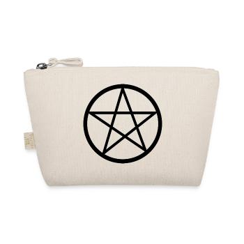 Pentagram Geschenk Ornament ethnisch Spirit Art - Bio-Täschchen - Natur - Vorne
