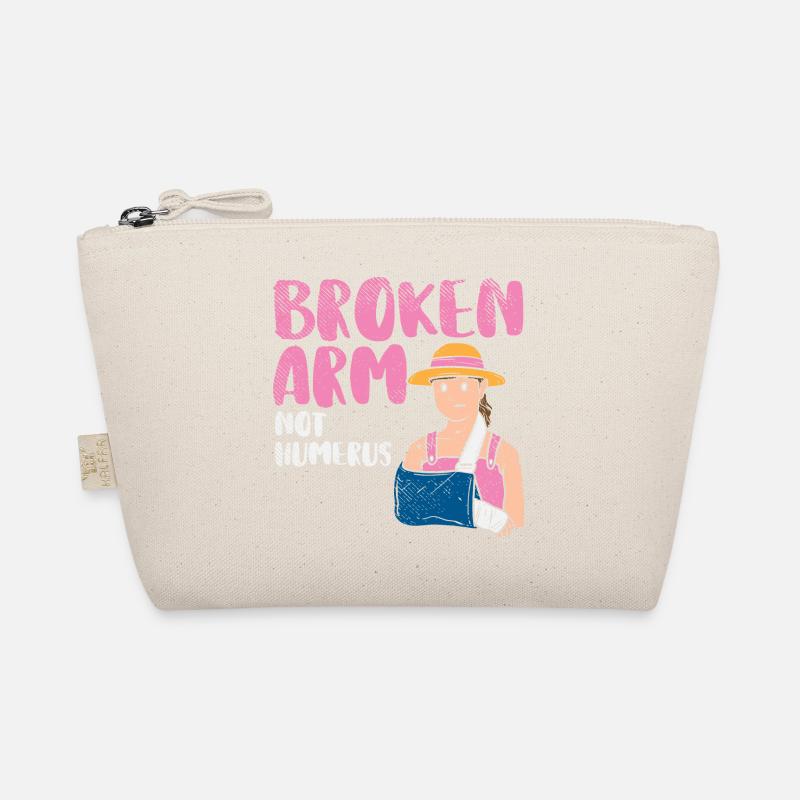 Broken Arm Not Humerus - Organic Pouch - nature