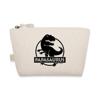 Papasaurus (Best Dad / Father / Daddy / POS) - Organic Pouch - nature - Front
