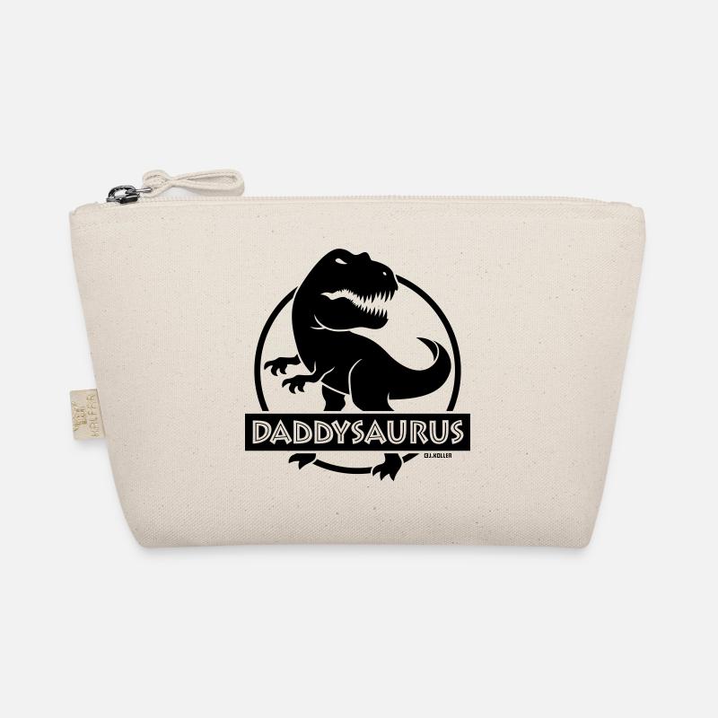 Daddysaurus (Best Daddy / Dad / Father / POS) - Organic Pouch - nature