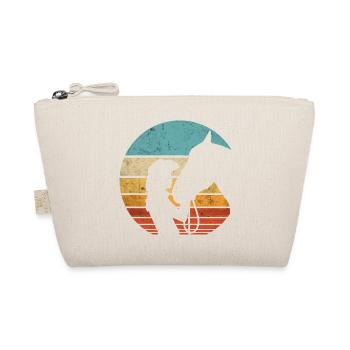 Western Riding Western Rider Horse Cowgirls Retro - Organic Pouch - nature - Front