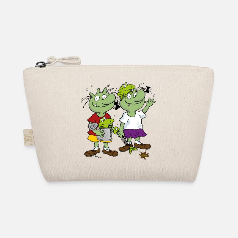 Die Olchis Classic Olchi-Kinder Mit Zwei Kröten Bio-Täschchen