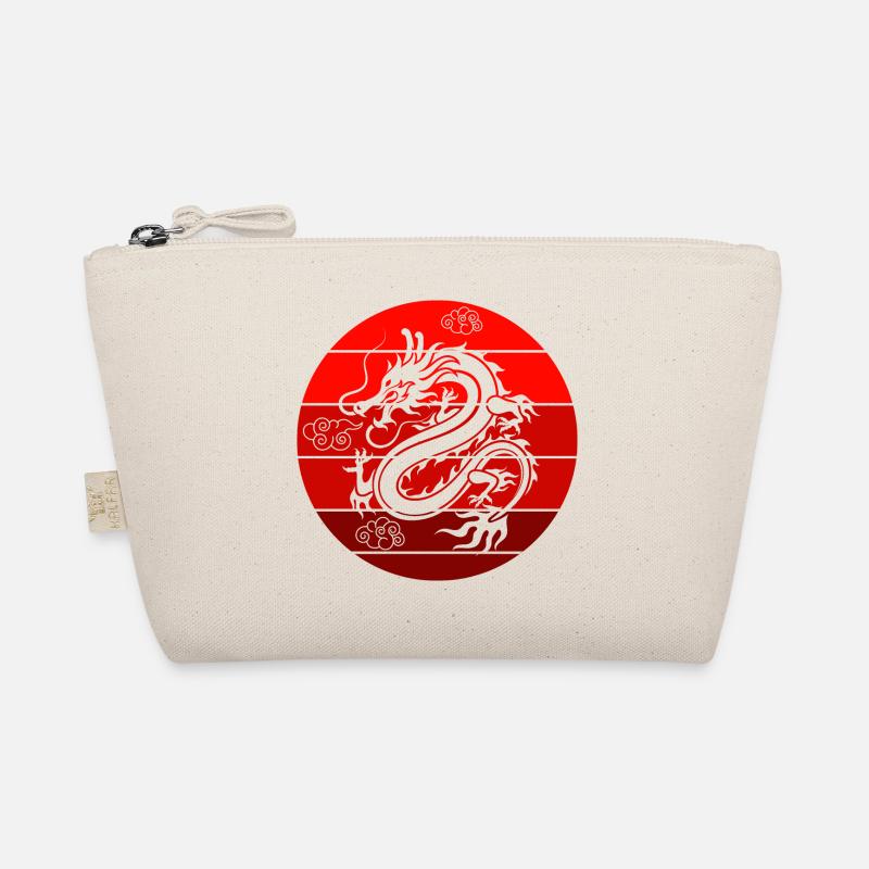 Dache Wolken Japan - Bio-Täschchen - Natur