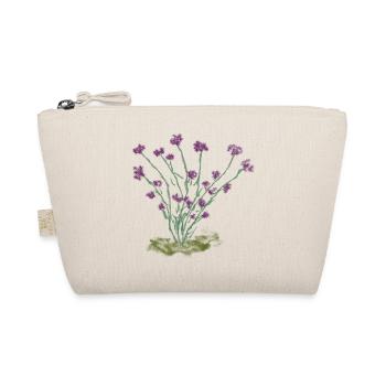 Florale Wildblumenzeichnung - Bio-Täschchen - Natur - Vorne