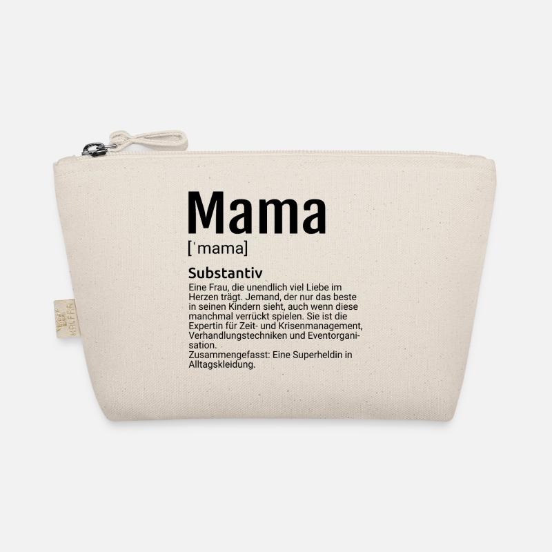 Mama Definition - Bio-Täschchen - Natur