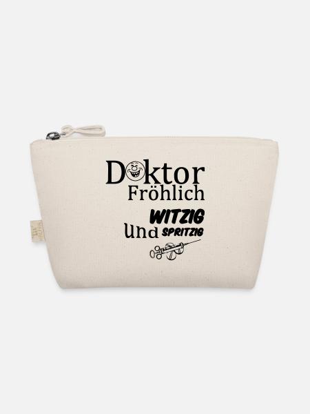 Doktor Fröhlich Geschenk - Bio-Täschchen - Natur - Vorne