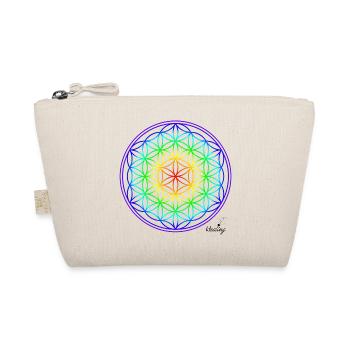 Flower of life full colors - Organic Pouch - nature - Front