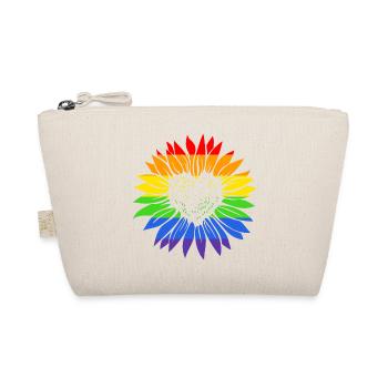 Gay Sunflower - LGBTQ Schwul Sonnenblume - Bio-Täschchen - Natur - Vorne