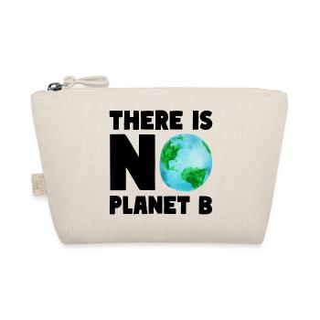 THERE IS NO PLANET B Umwelt Natur Klima - Bio-Täschchen - Natur - Vorne