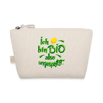 Biologisch Zitrone lusitge coole Motiv - Bio-Täschchen - Natur - Vorne