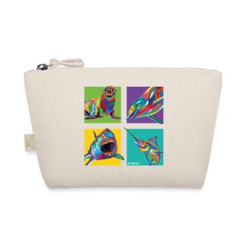 PD Moreno Marine Animals - Organic Pouch - nature - Front