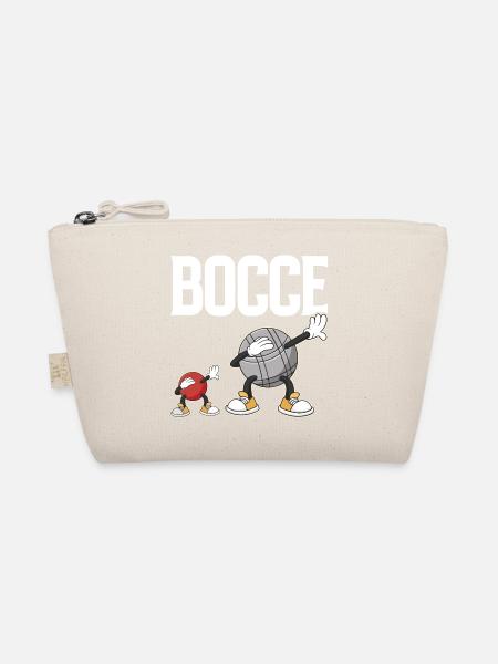 Dabbing Bocce Ball mit Jack Bocci Dab Game Bocce - Bio-Täschchen - Natur - Vorne