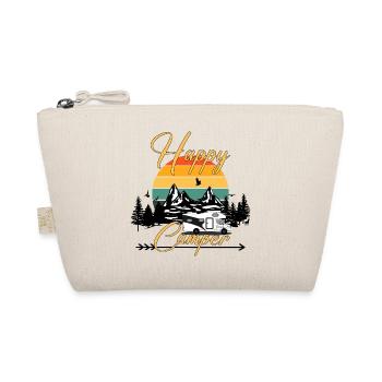 Happy Camper Motorhome Mountains Sunset - Organic Pouch - nature - Front
