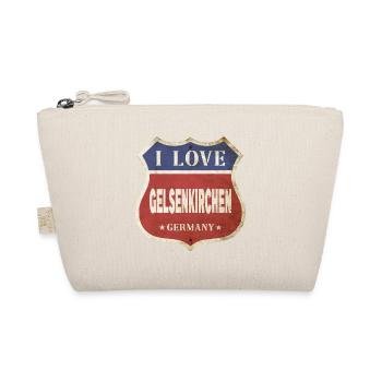 Gelsenkirchen Deutschland Stadt I Love Vintage - Bio-Täschchen - Natur - Vorne