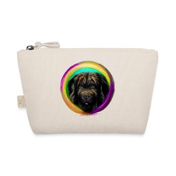 Rainbow Dog Briard 2 - Organic Pouch - nature - Front