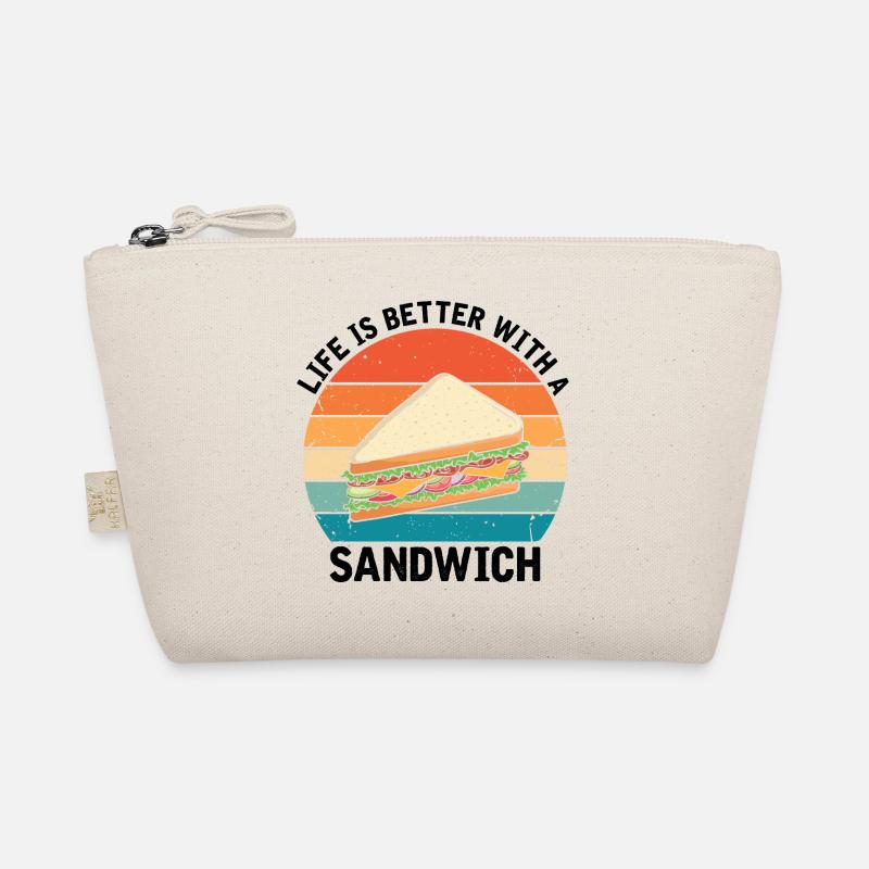 Leben ist Besser mit Sandwich Essen BBQ Bio-Täschchen