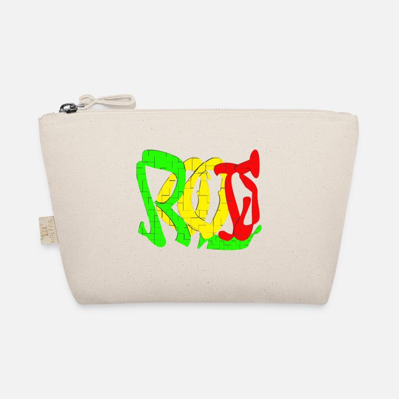 Rasta Color Block Pattern Organic Pouch