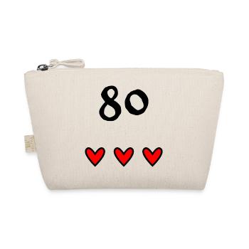 80 ANS. 80e ANNIVERSAIRE. ANNIVERSAIRE 80 ANS - Trousse biologique - nature - Devant
