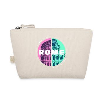 Rom Rome Italien Stadt Skyline Urlaub Heimat Liebe - Bio-Täschchen - Natur - Vorne