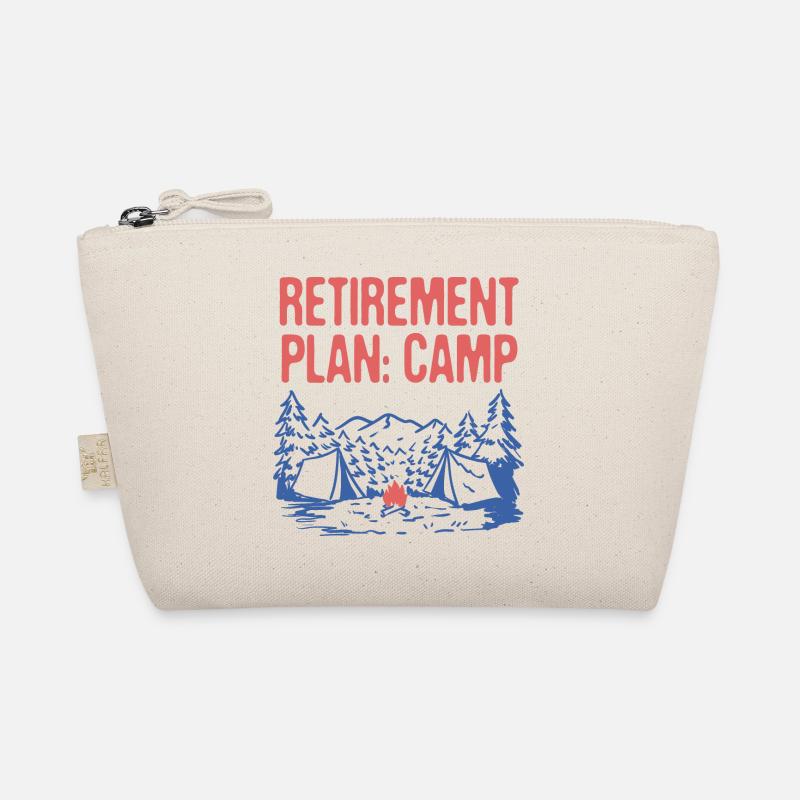 Retirement Plan Camp Retired Camping Elderly Organic Pouch