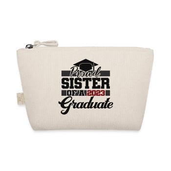 Proud Sister Of A 2023 Graduate Graduation Gift - Organic Pouch - nature - Front