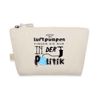 Mehr Luftpumpen in der Politik - Bio-Täschchen - Natur - Vorne