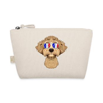 Labaradoodle France Sunglasses I French Flag - Bio-Täschchen - Natur - Vorne