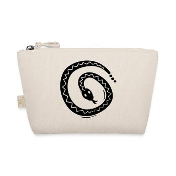 Schlange Symbol - Bio-Täschchen - Natur - Vorne