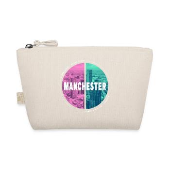 Manchester England UK Stadt Skyline Heimat Liebe - Bio-Täschchen - Natur - Vorne