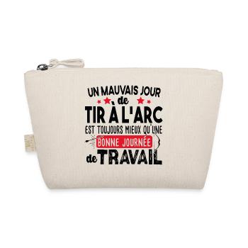 Tir à l'arc Travail Sport Flèche Cadeau Humour - Trousse biologique - nature - Devant