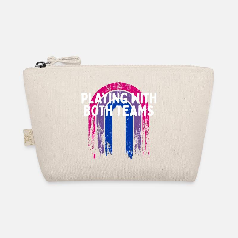 Playing with Both Teams Bisexual LGBTQ Bi Pride Bio-Täschchen