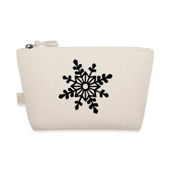 Black snowflake - Organic Pouch - nature - Front